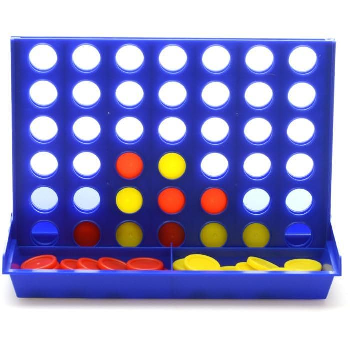 Connect 4 Board Game, Classic Strategy Game for Kids and Adults, 2 Players