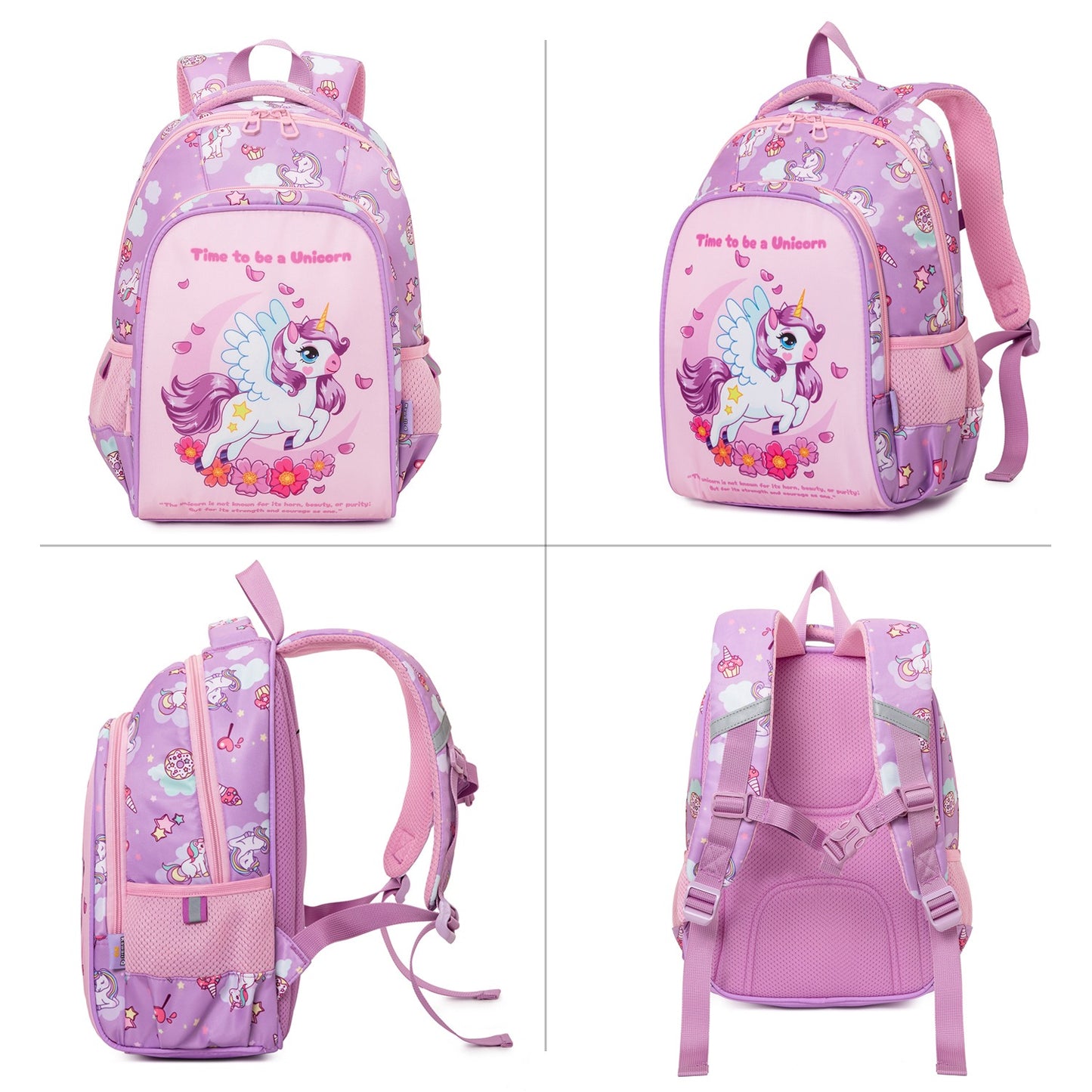 Unicorn Printed Pink children bag
