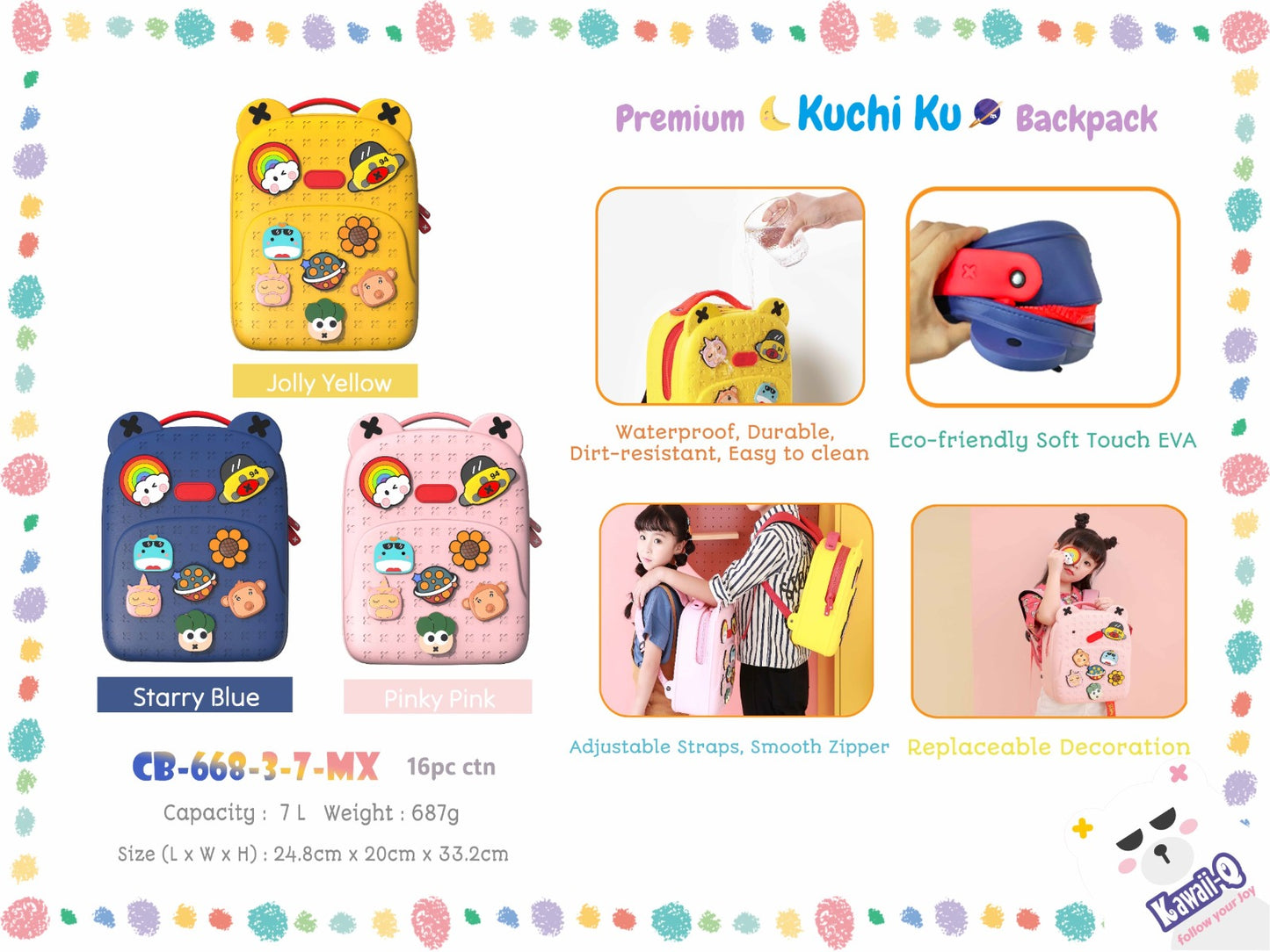 Muchi Mu Cool Cute Backpack