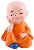 4 Pcs Buddha Monk Statue