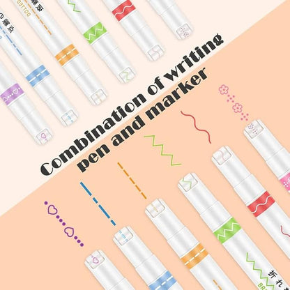 LINEAR COLOR PEN 6PC