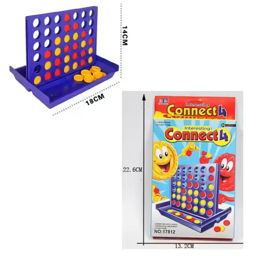 Connect 4 Board Game, Classic Strategy Game for Kids and Adults, 2 Players