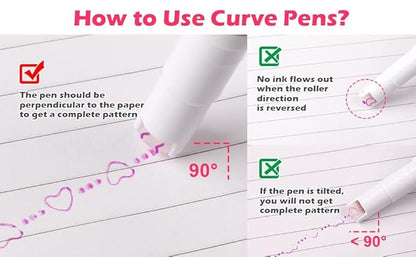 LINEAR COLOR PEN 6PC