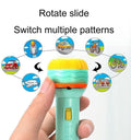Projector Torch, Animal Slide Show Flashlight Toy, 6 Slides