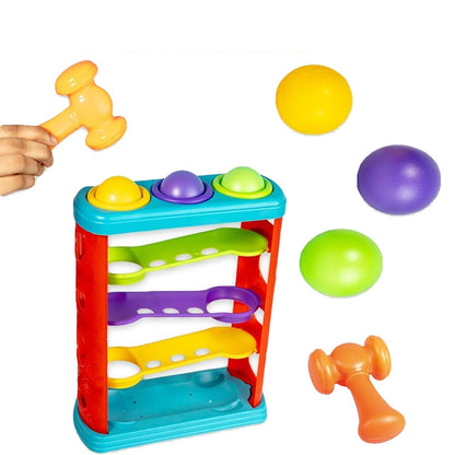 3-Layer Hammer Ball Toy for Kids Ages 3+: Interactive Fun with Three Balls and Layers of Excitement