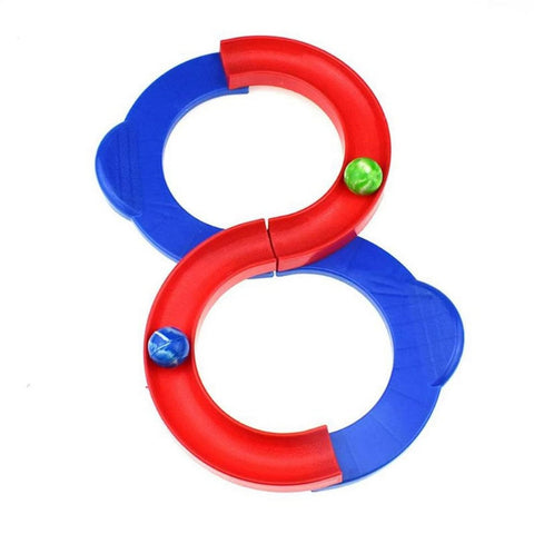 Loop Balancing Track Toy - Balancing Game, Bouncing Ball for Kids, 8 Shape Infinite Loop Game, Toys for 5+Years Kids, Indoor Games (Random Color)