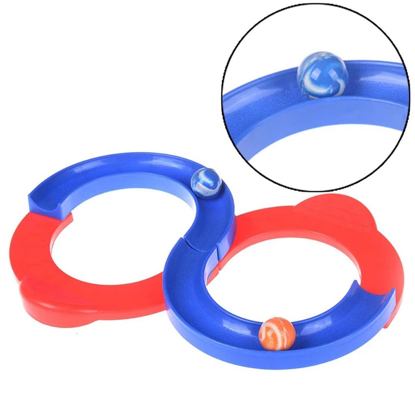 Loop Balancing Track Toy - Balancing Game, Bouncing Ball for Kids, 8 Shape Infinite Loop Game, Toys for 5+Years Kids, Indoor Games (Random Color)