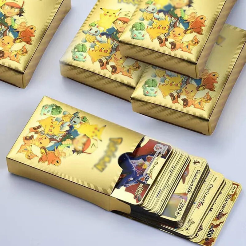 Golden Pookemon Cards (55 cards)