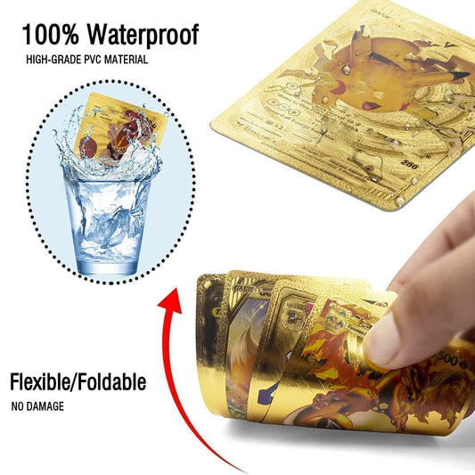 Golden Pookemon Cards (55 cards)