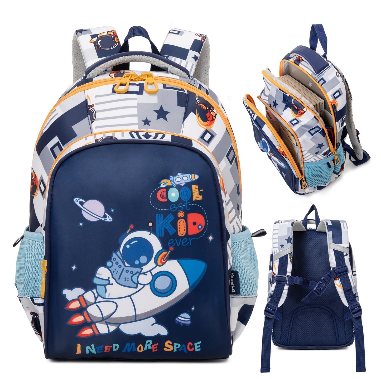 Astronaut Printed Blue children bag