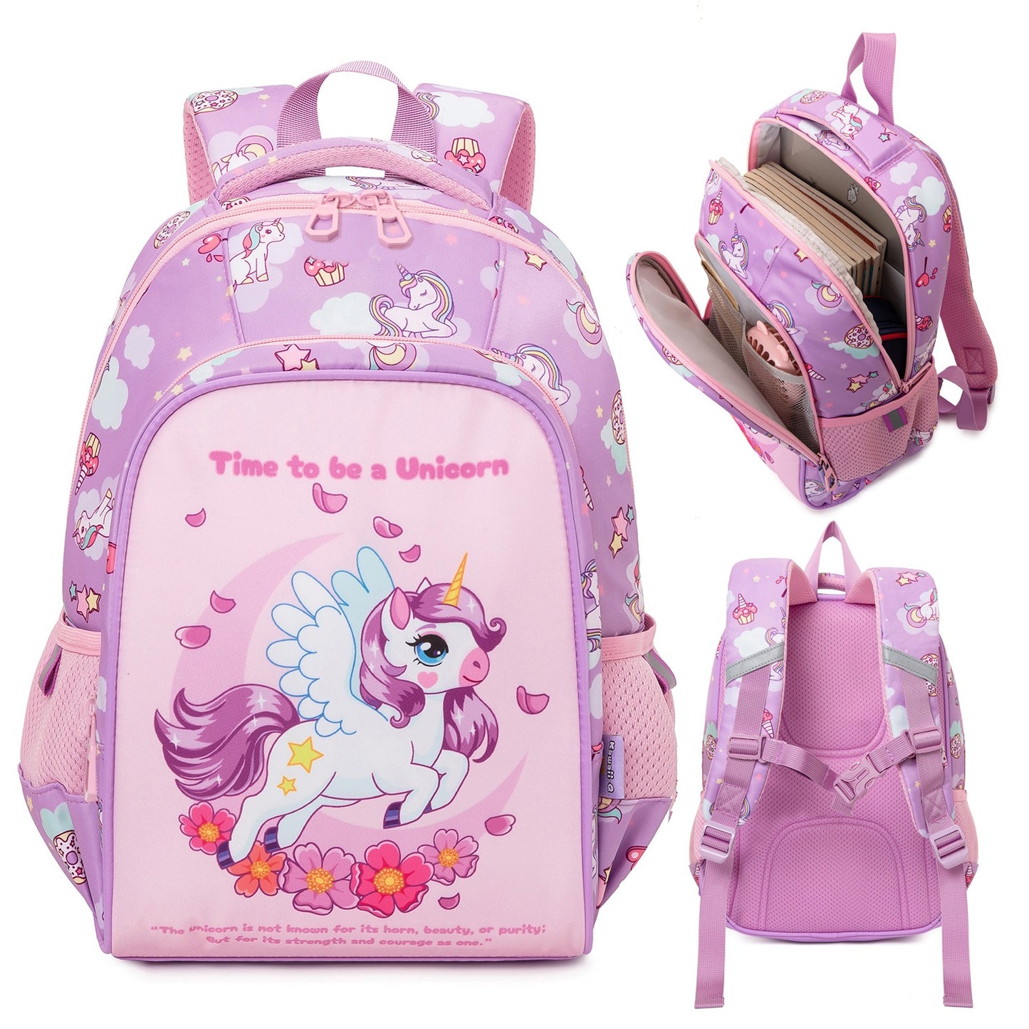 Unicorn Printed Pink children bag