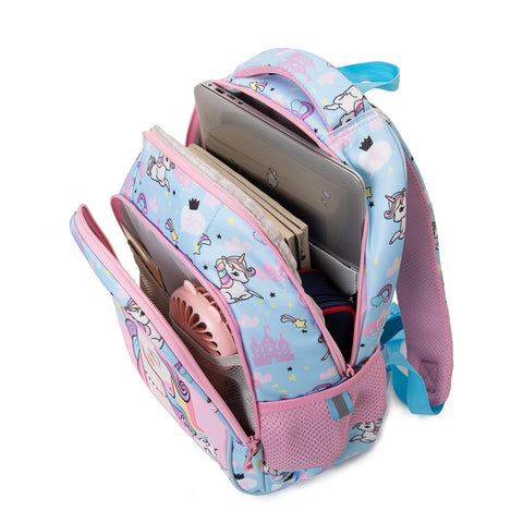 Unicorn Printed Blue children bag