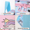 Unicorn Printed Blue children bag