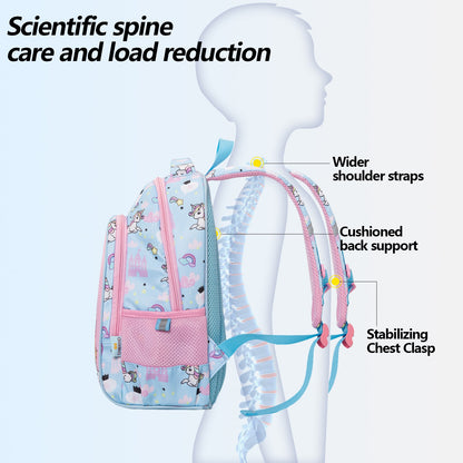 Unicorn Printed Blue children bag