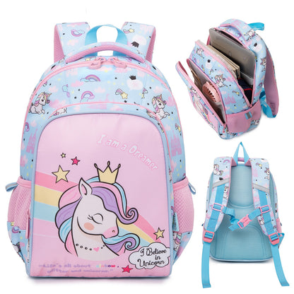 Unicorn Printed Blue children bag