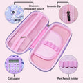 Calculator Pencil Pouch for Kids Hard Shell Large capacity Penil Case for Girls & Boys