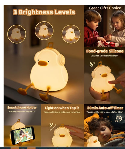 Sitting Unicorn Silicon Lamp