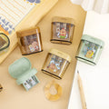 Cute Capybara Pencil Sharpener for Kids – Double Hole Sharpener with Shavings Container