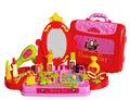 Kids Beauty Set 3 in 1 Makeup Vanity Suitcase Toy for Girls