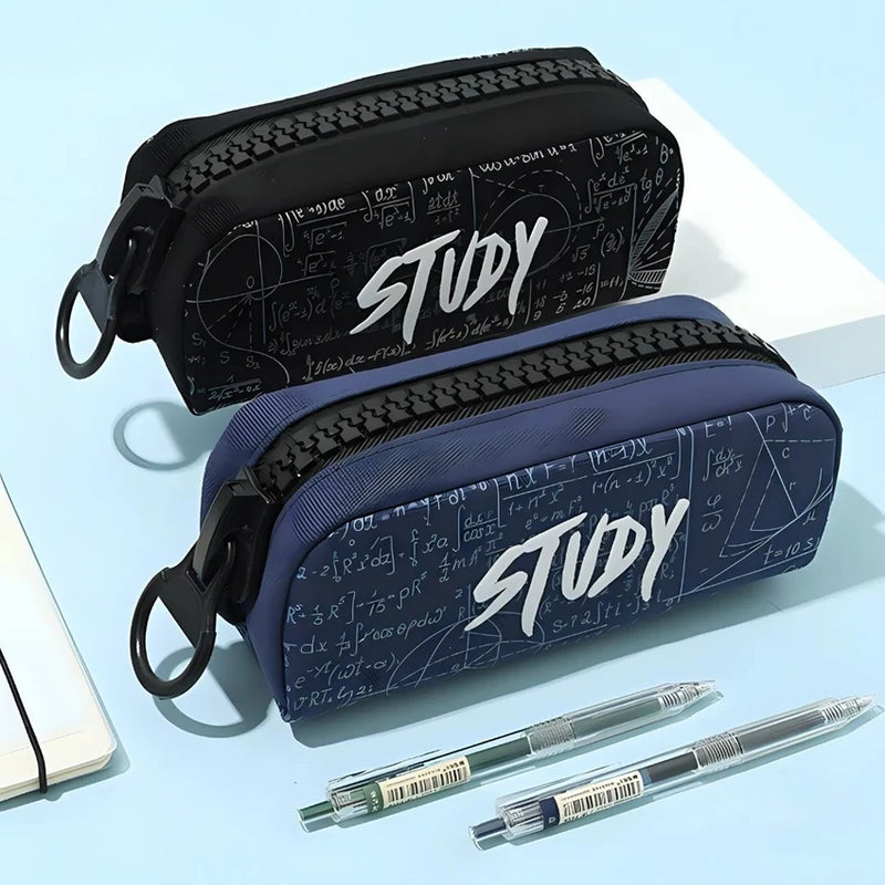 Big Zipper Pencil Pouch for Girls and Boys