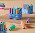 Kawaii Book & Pencil Shape Erasers Set for Kids – Cute Mini Novelty Erasers for School, Return Gifts, Art & Stationery Collection (7 PCS) Kids