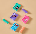 Kawaii Book & Pencil Shape Erasers Set for Kids – Cute Mini Novelty Erasers for School, Return Gifts, Art & Stationery Collection (7 PCS) Kids