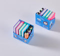 Kawaii Book & Pencil Shape Erasers Set for Kids – Cute Mini Novelty Erasers for School, Return Gifts, Art & Stationery Collection (7 PCS) Kids