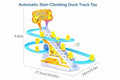 Duck Slide Climbing Stairs Toy with Music & LED Lights – Electric Duck Track Set for Kids