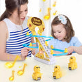 Duck Slide Climbing Stairs Toy with Music & LED Lights – Electric Duck Track Set for Kids