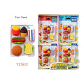 Cute Kawaii Food Eraser Set for Kids – Dessert & Fast Food Theme (6 pcs)
