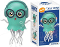 Cute Dancing Jellyfish Toy with LED Lights, Music & Bump-and-Go Action for Kids