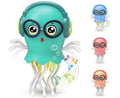Cute Dancing Jellyfish Toy with LED Lights, Music & Bump-and-Go Action for Kids
