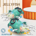 Cute Dancing Jellyfish Toy with LED Lights, Music & Bump-and-Go Action for Kids