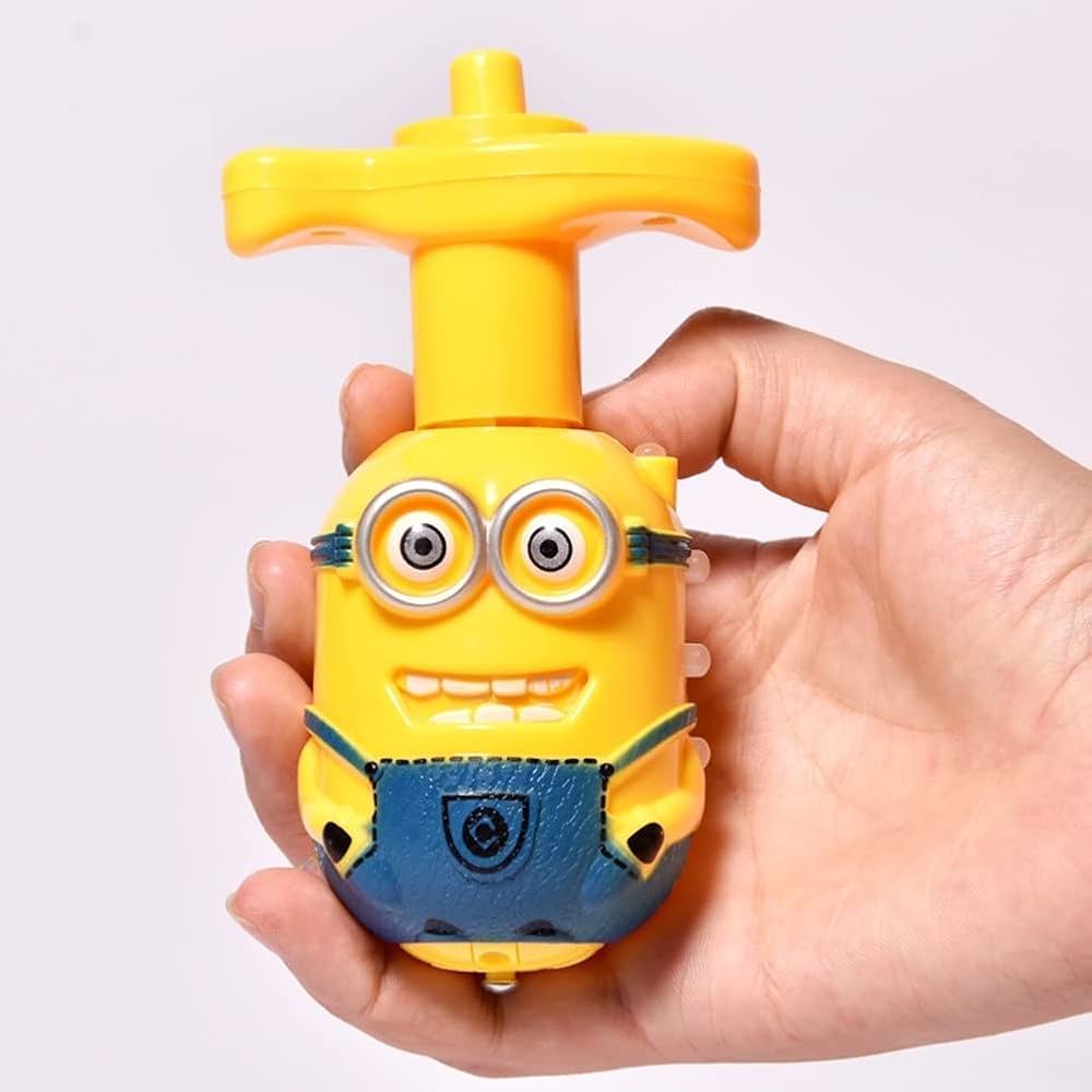 Minion spinning Top Toy with Light and Music
