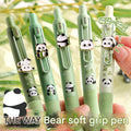 Panda Pen Set 0.5 mm 5 pcs Kawaii Ball Pen Set for Kids