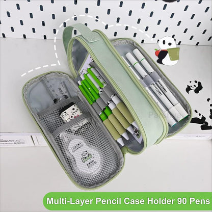 Cute Panda Pencil Pouch – Large Capacity Stationery Organizer for Kids (1 Pencil Pouch)