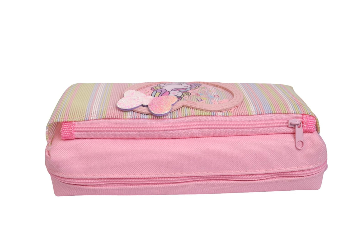 Unicorn Theme 2-Layer Pencil Pouch for Kids | Zipper Stationery Organizer (1 pencil pouch)