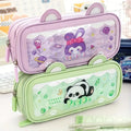 Double Layer EVA Pencil Case for Kids Large Capacity Waterproof Stationery Organizer Pouch