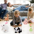 Walking Talking Rabbit Toy for Kids, Plush Bunny with Hopping, Jumping, Wiggling Ears & Sound