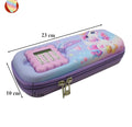 Calculator Pencil Pouch for Kids Hard Shell Large capacity Penil Case for Girls & Boys