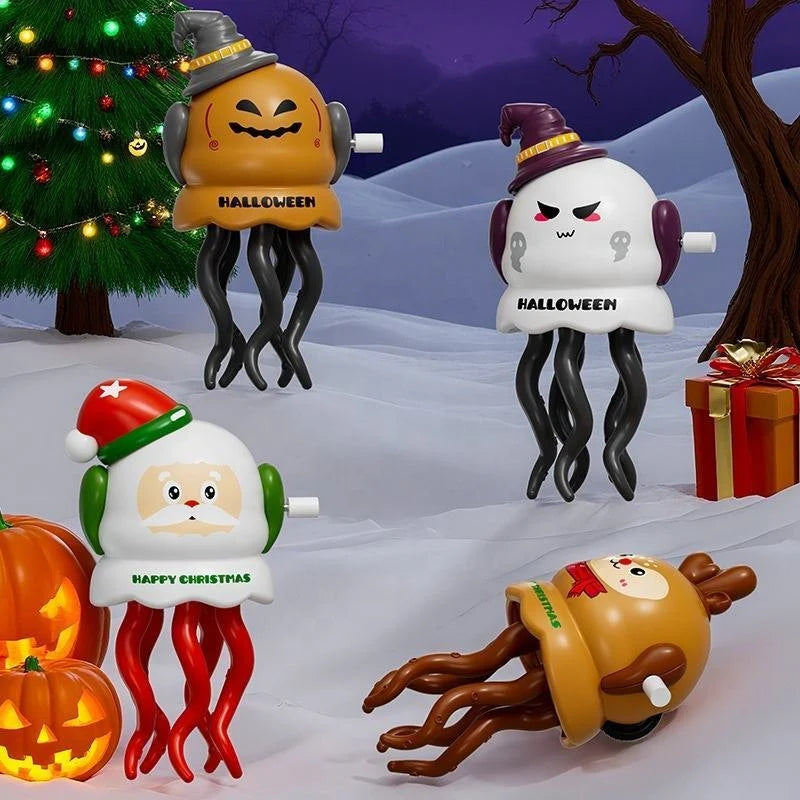 Cute Wind Up Walking Toy for Kids, Battery Free Mechanical Moving Toy, Funny Desk Decor & Gift